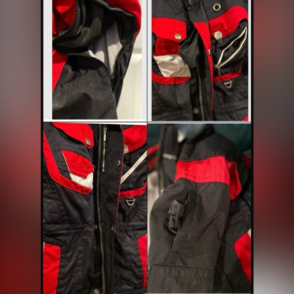 Vintage Spider Dermizax
Jacket Men's size S Black and Red with zip hood - Picture 15 of 17